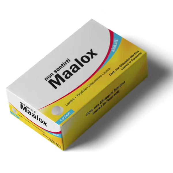 Maalox Laurea Maalox Packging per laura in farmacia