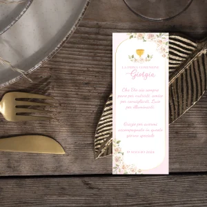 Rugiada di Rose segnaposto personalizzato