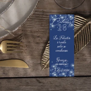 Polvere di stelle segnaposto personalizzato