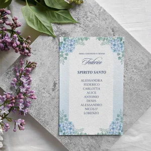 giardino di ortensie tavolate di nomi personalizzate