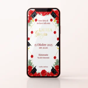 infinite laurea invito digitale per la laurea