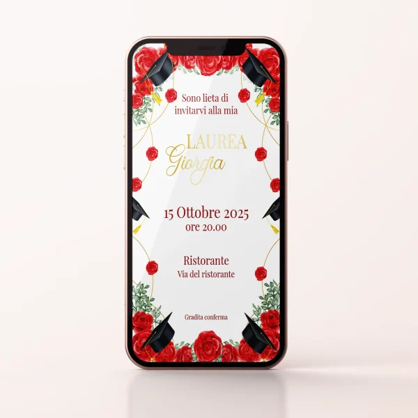 infinite laurea infinite laurea invito digitale per la laurea